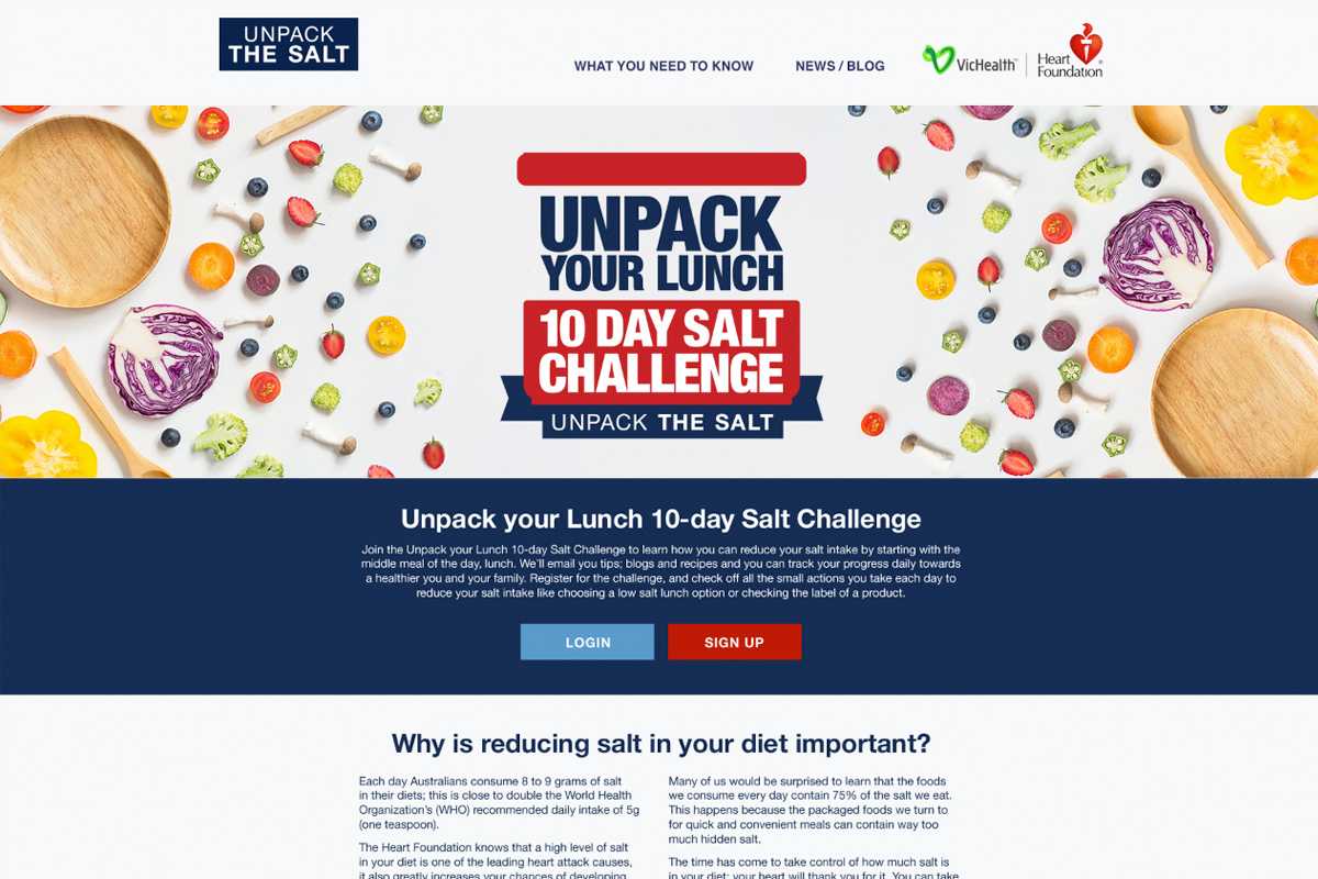 Unpack The Salt: Web development
