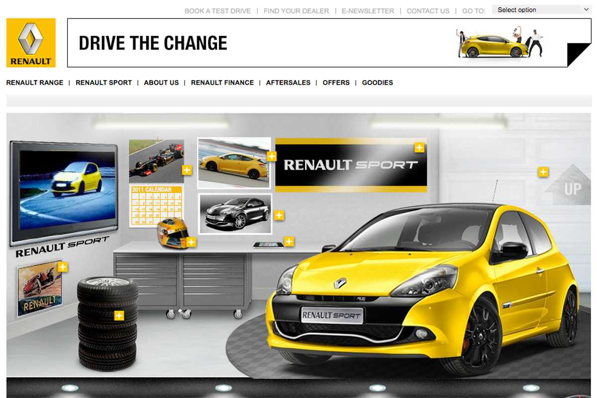 Renault Australia: Flash & full stack development